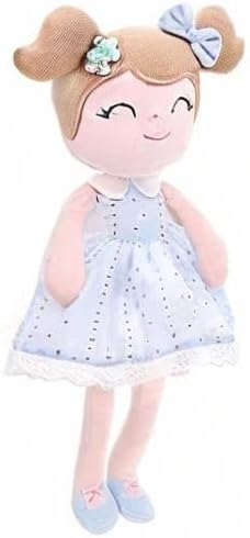 Gloveleya Baby Doll Girl Gifts Cloth Dolls Plush Toy Light Blue