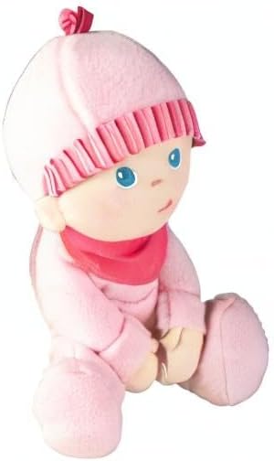 HABA Doll Snug Up Luisa 8" My First Baby Doll, Machine Washable & Safe for Birth & Up, Newborn Toys