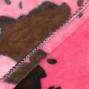 Hot Pink Blanket for Kids Lightweight Cute Soft Toddler Blanket for Girls Strawberry Pink Gifts Decor Stuff for Kids Girls Women Birthday