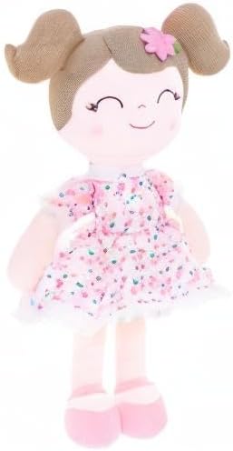 Gloveleya Baby Girl Gift First Baby Doll Plush Doll Print Sunflowers