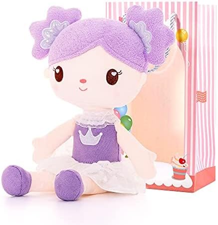 Gloveleya Baby Doll Girls Gifts Plush Candy Princess Dolls Purple