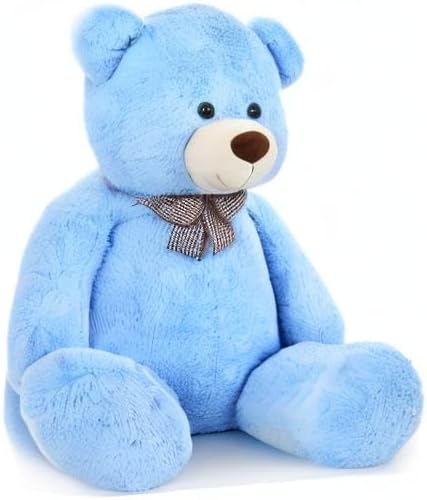 MaoGoLan Giant Teddy Bear Plush, Life Size Large Teddy Bear Stuffed Animal 5 Feet,Soft and Fluffy Big Teddy Bear Gift for Baby Shower,Christmas,Valentines,Blue