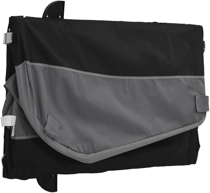 Bike Wagon Trailer, Bike Cart with Safety Flag, Bike Trailer Bicycle Cargo Trailer, Black and Gray 99.2 lb Iron, 49.6"x24.8"x24.8"