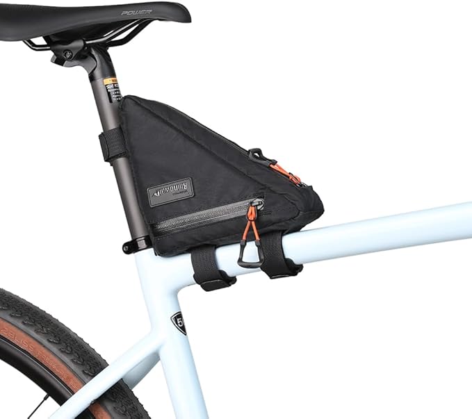 Rhinowalk Bicycle Front Frame Bag Bike Under Top Tube Triangle Bag Lightweight 1.7L Cycling Accessories Nylon Pack Pouch for Mountain Road Bike