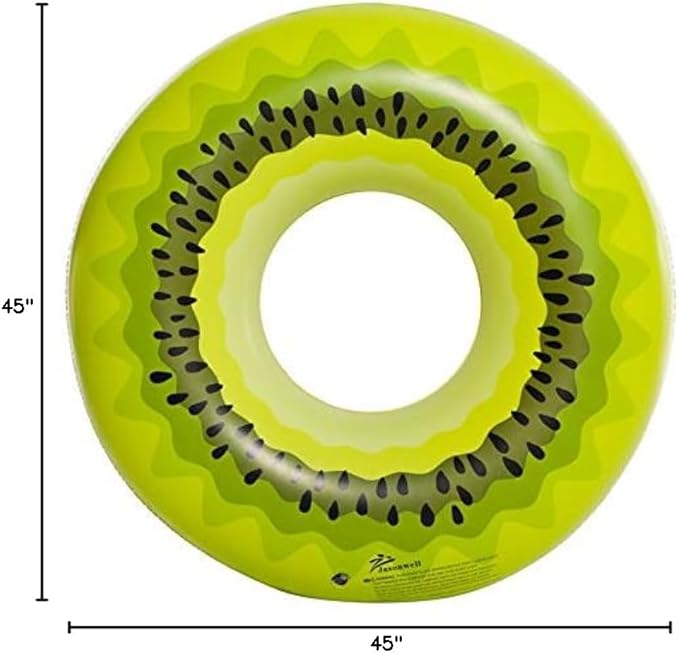 Jasonwell Giant Kiwi Pool Party Float Inflatable Pool Floats Tube Rafts with Fast Valves Summer Beach Swimming Pool Lounge Decorations Toys for Adults & Kids