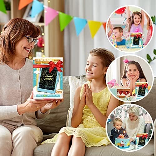 LCD Writing Tablet Doodle Board, Colorful Drawing Pad, Electronic Drawing Tablet, Drawing Pads,Travel Gifts for Kids Ages 3 4 5 6 7 8 Year Old Girls Boys (10.5 inch, Orange&Orange)