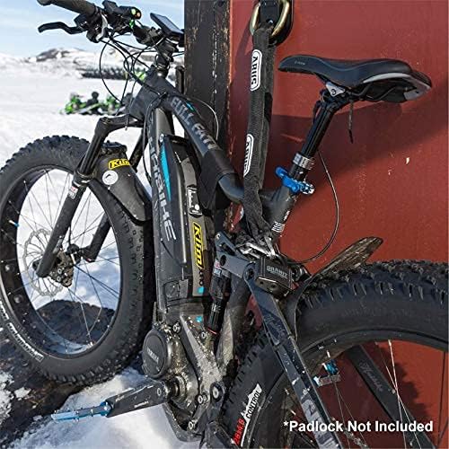 ABUS Hardened Steel 14KS 6 Foot x 9/16" Thick Square Security Chain for Bikes, Containers, Trailers, ATV's, Motorcycles and Personal/Industrial Property