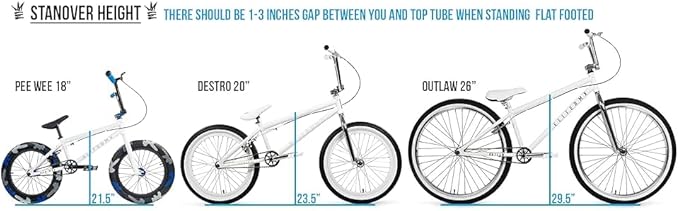 Elite BMX Bicycle 18", 20" & 26" Model Freestyle Bike - 3 Piece Crank