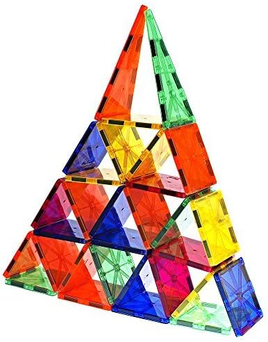 Mag-Genius Educational & Colorful Magnetic Building Blocks Set – 182+2-Piece Stackable Dynasty Series