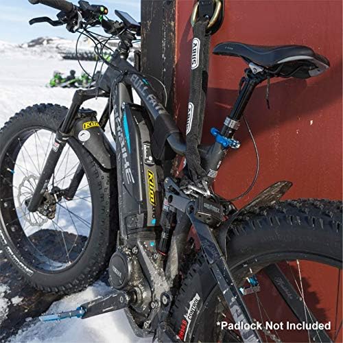 ABUS Hardened Steel 14KS 6 Foot x 9/16" Thick Square Security Chain for Bikes, Containers, Trailers, ATV's, Motorcycles and Personal/Industrial Property