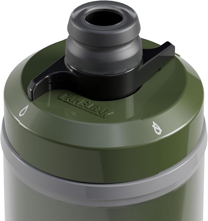 CamelBak Podium Chill Insulated 24oz Bike Water Bottle - Easy Squeeze Bottle - Fits Most Bike Cages, Deep Fern
