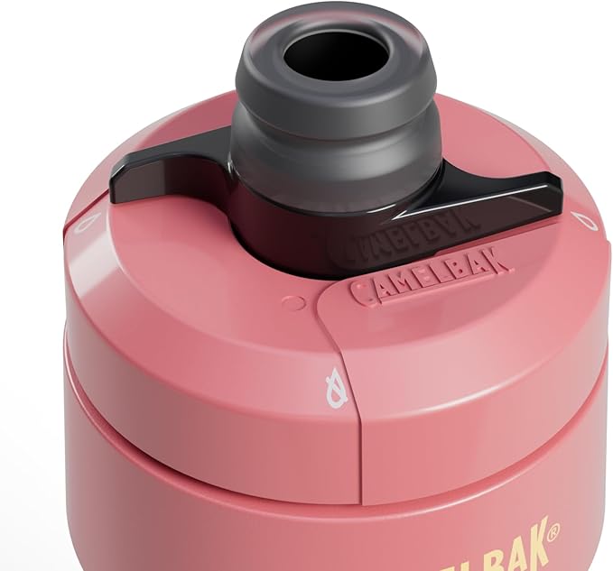 CamelBak Podium 24oz Bike Water Bottle - Easy Squeeze Bottle - Fits Most Bike Cages, Coral Sunset
