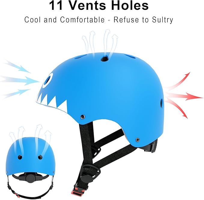 Glaf Toddler Helmet for 2-8 Years Kids Bike Helmets Baby Girls Boys Multi-Sport Adjustable Skateboard Bicycle Helmet Lightweight 3 Sizes for Toddler to Youth 8-14