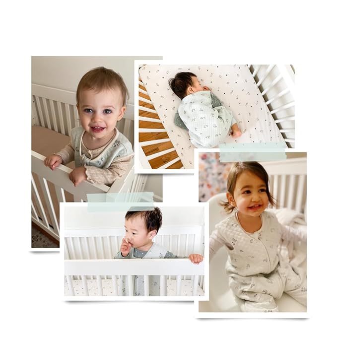 Tealbee Dreamsuit Toddler Sleep Sack with Feet – Walker Sleep Bag with Legs, Rayon made from Bamboo, Summer 0.8 TOG, 2-Way Zipper, 12m-2T - Croissant