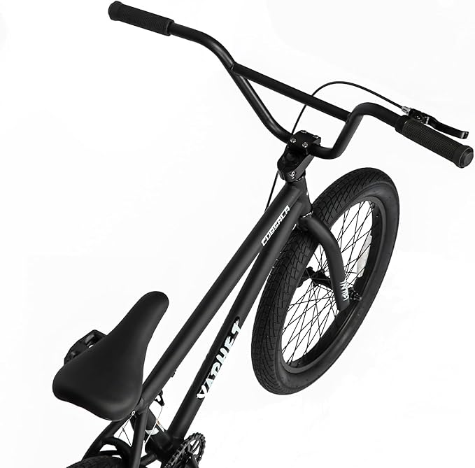 Freestyle BMX Bike, 20 Inch Yaphet Bicycle for Teen Beginner and Adult Riders, Bike with Hi-Ten Steel Frame, Multiple Colors