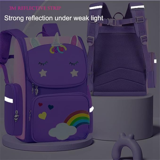 HT HONOR . TRUST Kids Backpack for Girls Kindergarten Girls Backpacks Ages 4-6 Children Preschool Bookbag 15inch School bags 4 5 6 Years Old Mochilas Escolares para Niñas