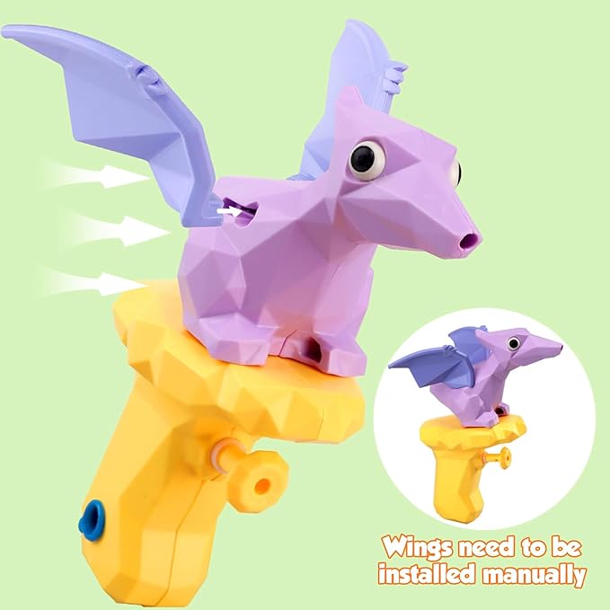 Dolanus Water Gun Toys for Kids 3 4 5 6 7 8 Years Old: Dinosaur Mini Water Guns, Squirt Guns for Kids Ages 4-8, Small Water Gun Party Favors, Outdoor Water Toys
