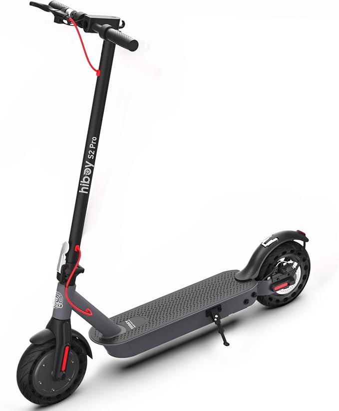 Hiboy S2 Pro/S2 MAX Electric Scooter, 500W Motor, 10" Solid Tires, 25-40.4 Miles Range, 19 Mph Folding Commuter Electric Scooter for Adults (Optional Seat)