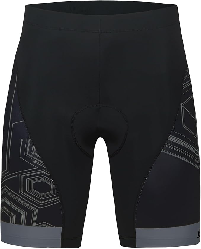 beroy Men's Comfortable Bicycle Cycling Pants, 3D Padded Bike Shorts