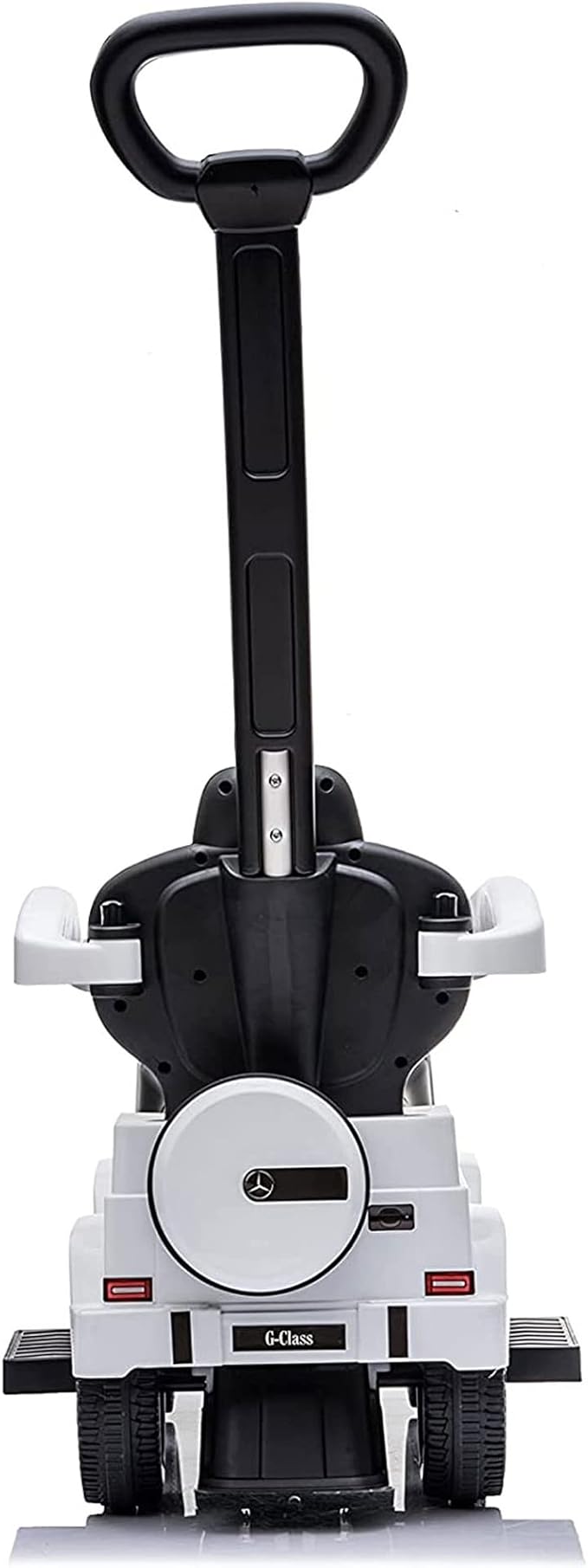 Best Ride On Cars Kids Outdoor Stroller Mercedes G-Wagon for Toddlers 1 to 3 Years Old with Music, Horn Sounds, and Handle, White