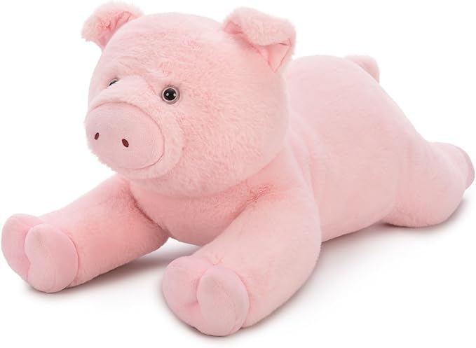 MaoGoLan Giant Pig Stuffed Animal Plush Toy, 31.5 Inches Oversize Soft Pig Plushie for Kids Girls Boys, Snuggle Cute Stuffed Farm Animal Gift for Christmas Birthday