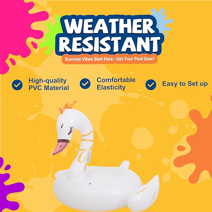 DIMAR GARDEN Inflatable Pool Float, Adult and Kids Pool Floats Toy