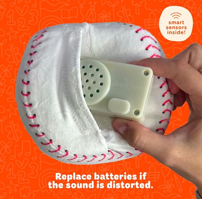 Move2Play, Hilariously Interactive Toy with Music & Sound Effects | Birthday Gift for Boy & Girl | Ball for Toddler & Baby | 6, 12, 18+ Months | 1, 2, 3+ Year Old