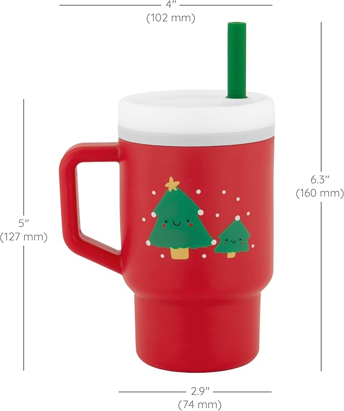 Infantino My 1st Tumbler, Silicone Sippy Cup with Straw & Handle, Spill-Resistant Baby Cup for On-the-Go, BPA-Free Transition Bottle