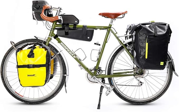 Rhinowalk Bike Bag Waterproof Bike Pannier Bag,(for Bicycle Cargo Rack Saddle Bag Shoulder Bag Laptop Pannier Rack Bicycle Bag Professional Cycling Accessories)