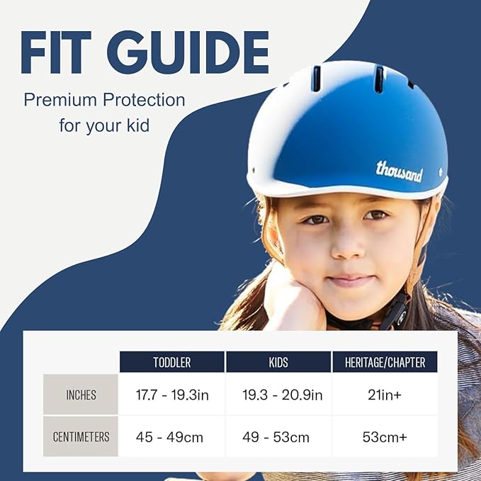 Thousand Jr. Toddler Helmet - Free Reflective Sticker Pack to Customize, No Pinch Magnetic Buckle, Adjustable Fit, Multi Sport CPSC CE ASTM Certified