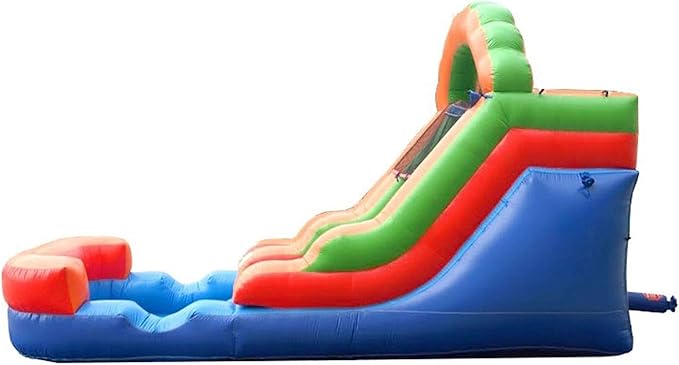 Inflatable Water Slide for Kids & Toddlers with Inflatable Pool, Backyard, Park or Commercial Use, Outdoor Water Play, Includes Blower Stakes, Splash Pool & Storage Bag, Large 21' x 9' x 12'