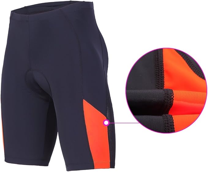 beroy Men's Comfortable Bicycle Cycling Pants, 3D Padded Bike Shorts
