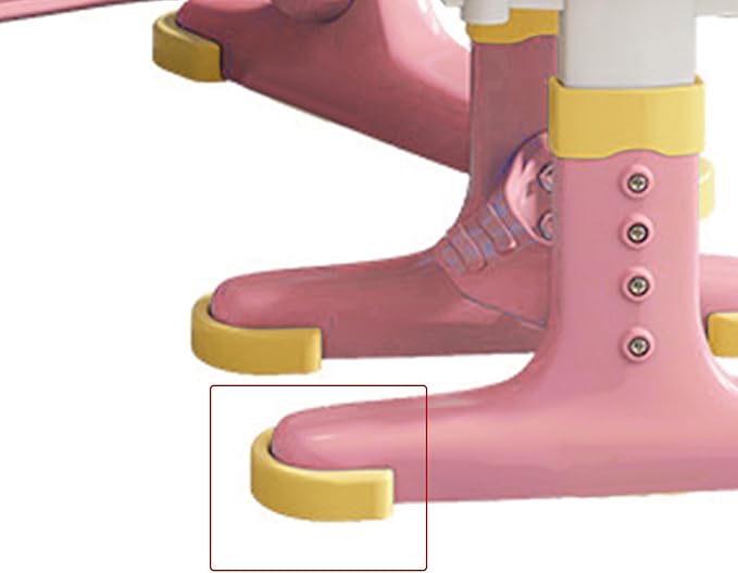 Kids Ergonomic Desk and Chair Set, Height Adjustable School Study Table with Bookshelf, Drawer and Spine Support Backrest, Kids Desk and Chair for Bedroom&Study Room (Pink C)