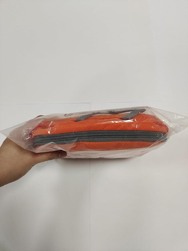 ZOMAKE Lightweight Packable Backpack, 35L Light Foldable Hiking Backpacks Water Resistant Collapsible Daypack for Travel(Orange)