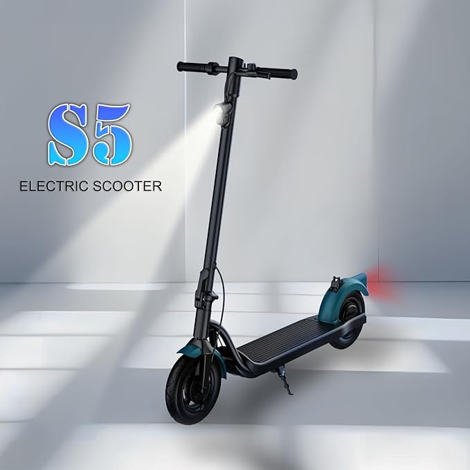 Electric Scooter Adults, Foldable 8.5" Tires E Scooter for Adults, 19 Mph, 350W Motor Fast Cooter, Kick Scooters Max 21 Miles Long Range for Commuting, Heavy Duty E-Scooter with Dual Braking System