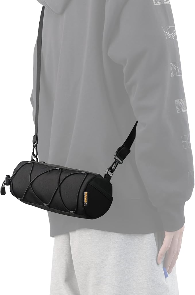 Rhinowalk Bike Handlebar Bag, Bicycle Front Bag Shoulder Bag Storage Bag with Shoulder Strap for Road Mountain Bike Cycling Travel