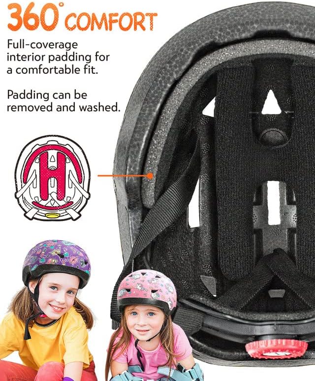MOUNTALK Toddler Bike Helmets 2-4 Years,Bike Helmet for Kids 3-5/5-8, 2 Sizes Helmet for Baby/Infant/Children 1/2/3/4/5/6/7/8 Years Old