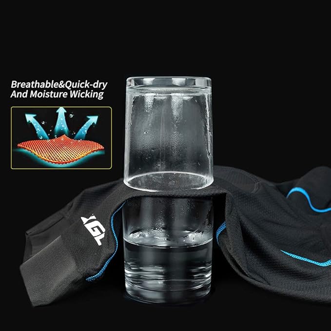 XGC Men's Cycling Underwear Shorts with High-Density High-Elasticity and Highly Breathable 4D Gel Padded