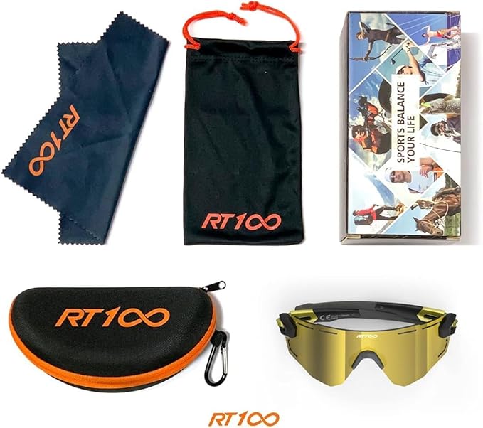 RIDE YOUR WAY Professional wrap around Frameless Cycling Sunglasses for Men and Women