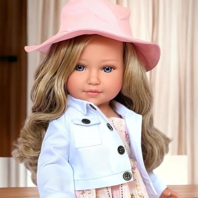 Kennedy and Friends 18 Inch Fashion Dolls- Tilt and Pose Feature and All Vinyl (F02-Cpr)