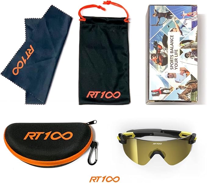 RIDE YOUR WAY Professional wrap around Frameless Cycling Sunglasses for Men and Women