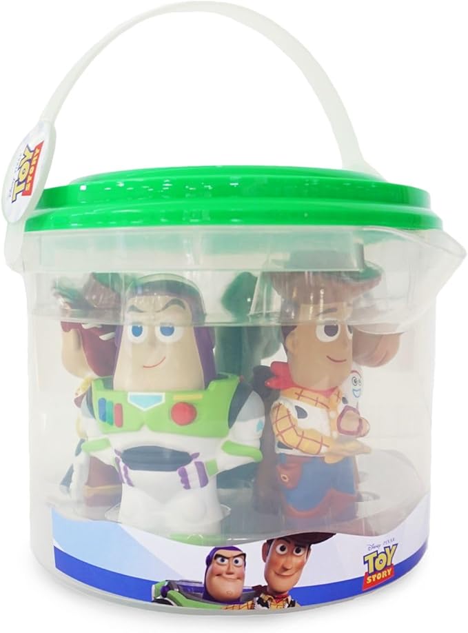 Disney Store Unisex-Children Bath Set (Toy Story) - Kids Bath Accessories with Beloved Disney Characters - Colorful and Fun Bath Time Essentials for Kids - Suitable for All Ages