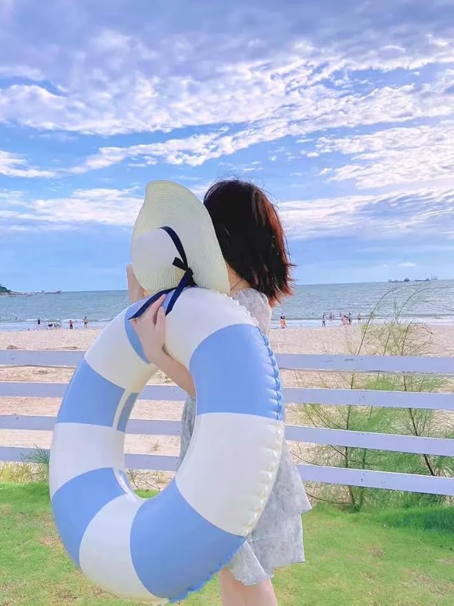 2 PCS Inflatable Pool Floats for Swimming Pool Party Lake Beach Adults - Floaties Pool Tubes Swim Rings Tubes Floaties for Beach Pool Party Decorations