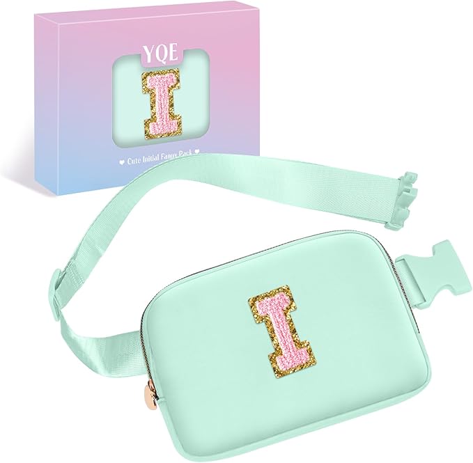 Birthday Gifts for 3 4 5 6 7 8 9 10 11 12 13 14 Year Old Girls, Graduation Gifts for Teens Kids Daughter Sister Her,Fanny Pack Crossbody Bag Belt Bag Cute Trendy Stuff (Green, I)