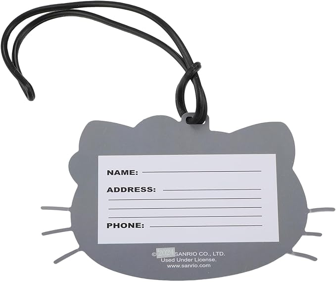 Bioworld Hello Kitty Starshine 3-Piece Youth Pilot Case Duffle Bag & Luggage Tag Carry On Luggage