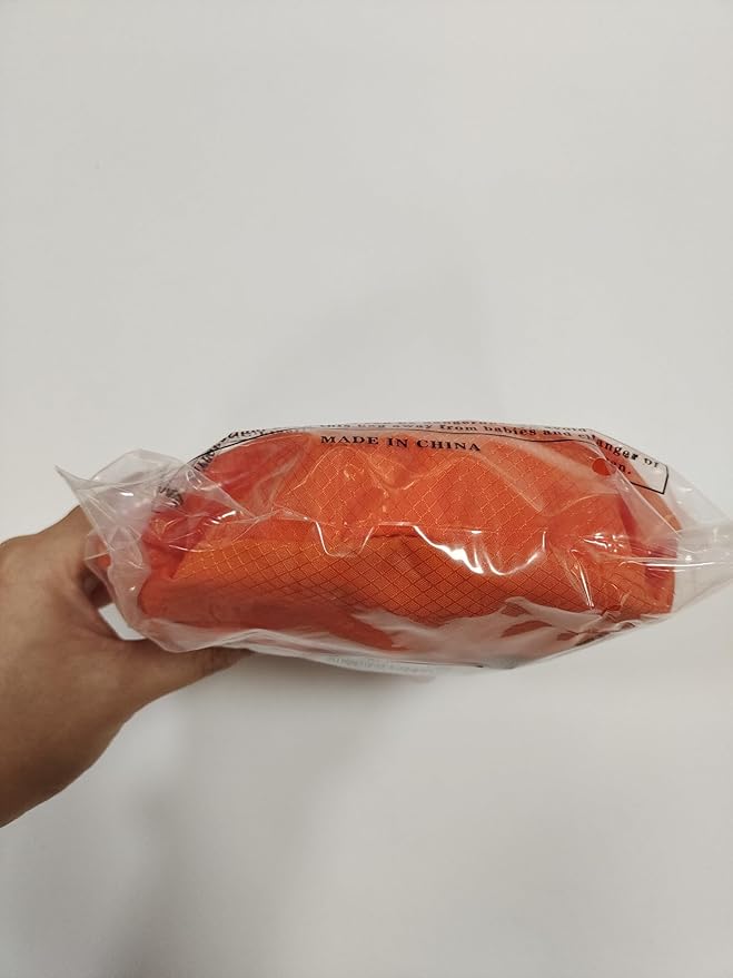 ZOMAKE Ultra Lightweight Hiking Backpack 20L, Packable Small Backpacks Water Resistant Daypack for Women Men(Orange)