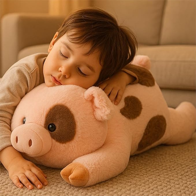 Pig Stuffed Animal, Giant 31.5" Stuffed Piggy, Large Soft Plush Pig Toy Birthday Holiday Party Gifts for Kids Girls Boys
