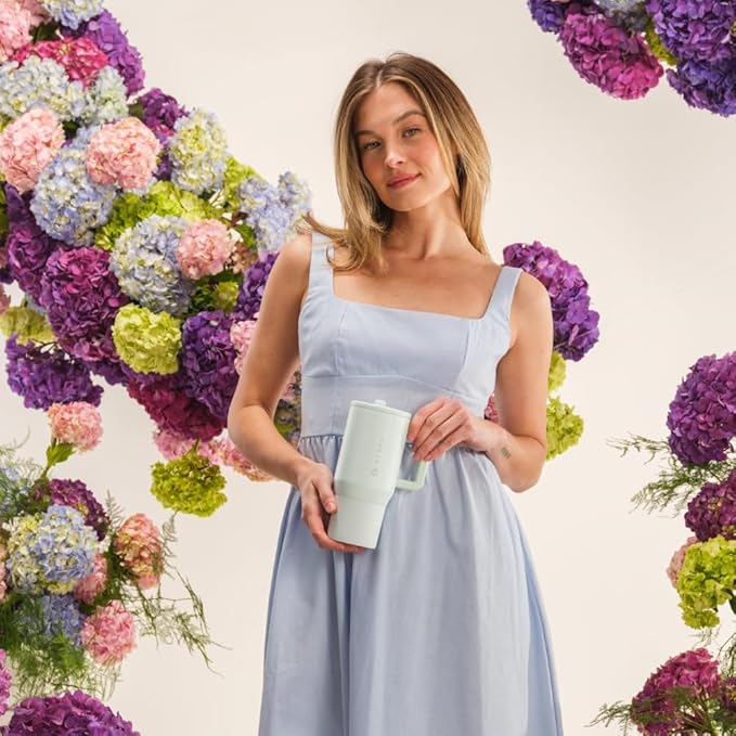 HydroJug Kids - 20 oz Insulated Kids Water Bottle with Flip Straw & Handle | Leak-Proof & Durable | Perfect for School, Sports, Lunch, Travel & Camp, Beryl