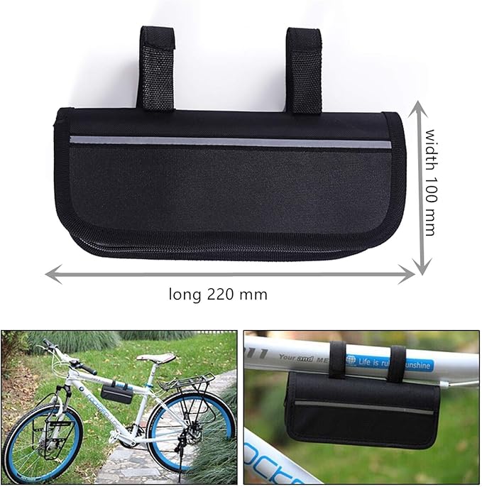 YBEKI Bike Tyre Repair Tool Kit - Bicycle Tool kit with 210 Psi Mini Pump 10-in-1 Multi-Tool with Chain Breaker, Tyre Levers &Tire Patch, Bone Wrench, 1 Portable Bag