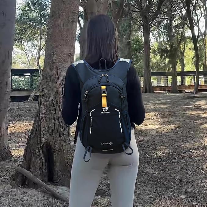 SKYSPER Small Hiking Backpack - 25L Travel Daypack Lightweight Bag Water Resistant Hiking Backpacks for Women Men